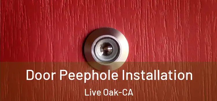  Door Peephole Installation Live Oak-CA